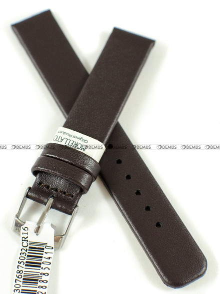Skórzany pasek do zegarka Morellato A01X3076875032CR16, 16 mm, Brązowy
