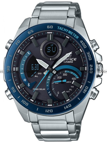 Zegarek Casio EDIFICE Chronograph ECB-900DB-1BER Męski, Kwarcowy, Wskazówkowo-Elektroniczny