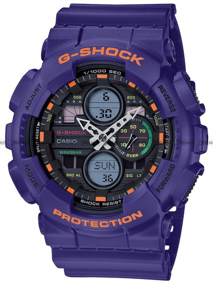 Zegarek Casio G-SHOCK Radio Controlled GA-140-6AER Męski, Kwarcowy, Wskazówkowo-Elektroniczny
