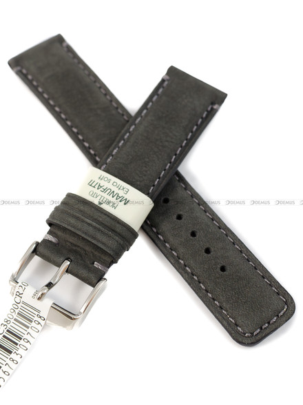 Pasek do zegarka skórzany - Morellato Coubert A01X6021C38090CR20 - 20 mm