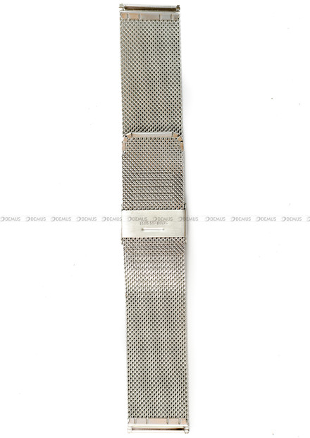 Bransoleta mesh do zegarka - BMS02.24.BZ-SSP - 24 mm - srebrna