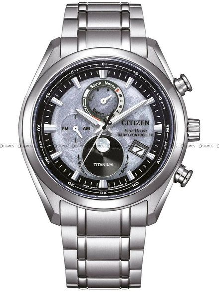 Citizen Eco-Drive Radio Controlled Tsukiyomi Moonphase BY1010-81H Zegarek Męski