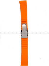 Silikonowy pasek do zegarka Chermond PG6.20.5, 20 mm, Pomarańczowy