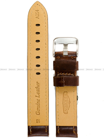 Pasek skórzany do zegarka - Chermond A254.18.2 - 18 mm