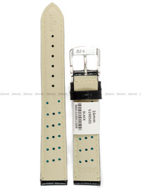 Pasek skórzany do zegarka - Rochet Yaounde 5190501 - 16 mm - Czarny