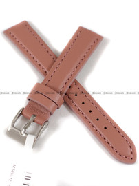 Skórzany pasek do zegarka Minet MSBUM16, 16 mm, Brązowy