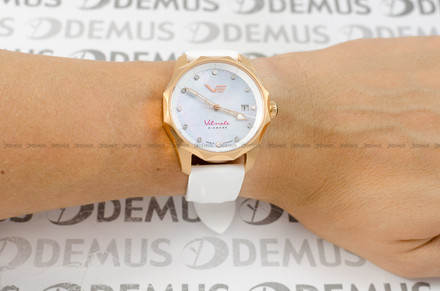 Zegarek Damski Vostok Europe Vilnele VS42-125B754BM - z diamentami - Zestaw