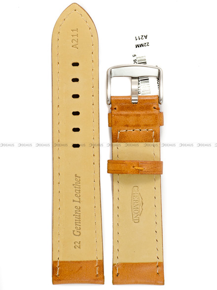 Pasek skórzany do zegarka - Chermond A211.22.3 - 22 mm