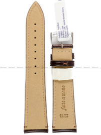 Wodoodporny Pasek do zegarka skórzany - Morellato A01X6122E40032CR22 - 22 mm