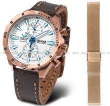 Zegarek Męski Vostok Europe Almaz 6S11-320B676B - Zestaw