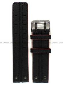 Skórzany pasek do zegarka Vostok VE-Expedition-24-Leather-Black-B, 24 mm, Czarny