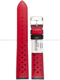 Pasek skórzany do zegarka - Rochet San Marino 5130601 - 18 mm - Czarny