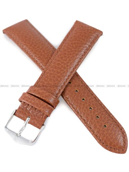 Skórzany pasek do zegarka Hirsch 01502070-2-20, 20 mm, Brązowy