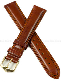 Pasek skórzany z do zegarka - Hirsch Ascot 01575070-1-18 - 18 mm
