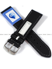 Pasek skórzany wodoodporny do zegarka - Fluco Nautilus 303M-01-22 - 22 mm