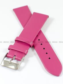 Skórzany pasek do zegarka Tekla PT8.20.14, 20 mm, Fioletowy