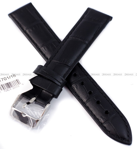 Pasek skórzany do zegarka - JVD R41701/18 - 18 mm