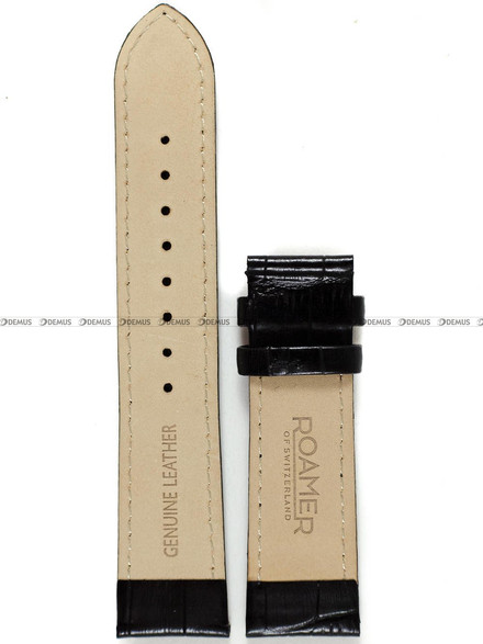 Pasek skórzany do zegarka Roamer 934950 41 45 05 - 22 mm - bez zapięcia