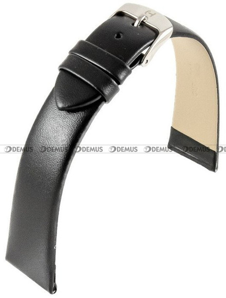 Skórzany pasek do zegarka Horido 0080L.01.10S, 10 mm, Czarny