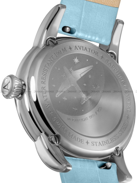 Zegarek Damski Aviator Douglas MoonFlight Diamonds Edition V.1.33.0.359.4