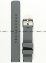 Silikonowy pasek do zegarka Chermond PG8.18.11, 18 mm, Szary