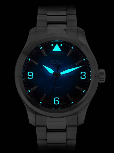 Zegarek Męski Balticus Flying Seal Automatic - Latająca Foka BALFSHBLU - Limitowana Edycja 60 sztuk  - dodatkowy pasek w zestawie