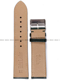 Skórzany pasek do zegarka Tekla PT24.22.3, 22 mm, Zielony