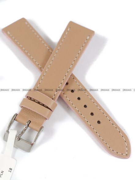 Pasek skórzany do zegarka - Minet MSTUC18 - 18 mm