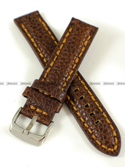 Skórzany pasek do zegarka Pacific W24.20.2.3, 20 mm, Brązowy