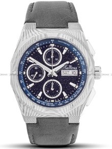 Zegarek Męski Balticus Grey Seal III Chrono - zielony - Dwa paski i bransoleta w zestawie