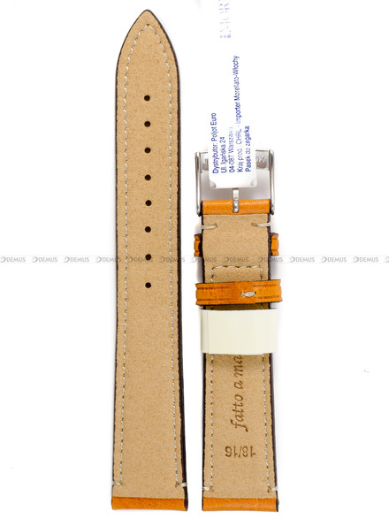 Pasek skórzany do zegarka - Morellato Manufatti A01X5439B71046CR18 - 18 mm