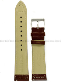 Pasek skórzany do zegarka Balticus Flying Seal - Latająca Foka BALFSGRE - 22 mm