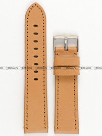 Skórzany pasek do zegarka Tekla PT18.22.3, 22 mm, Brązowy