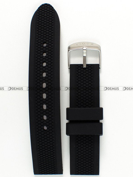 Pasek do zegarka z tworzywa Timex P2P184, 20 mm, Czarny