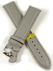 Skórzany pasek do zegarka Diloy 302EL.22.7, 22 mm, Szary