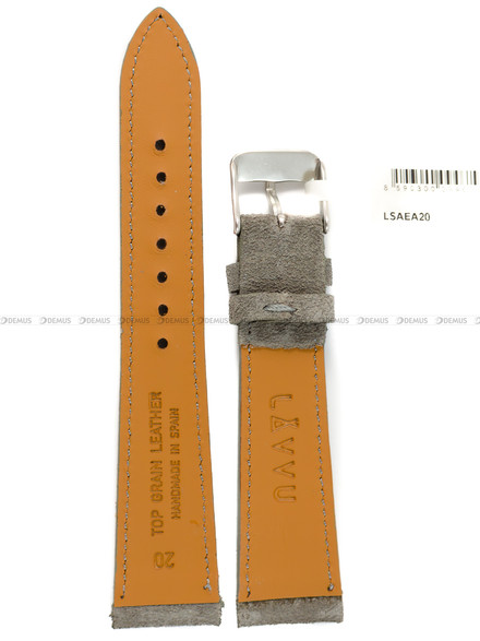 Pasek skórzany do zegarka - LAVVU LSAEA18 - 18 mm