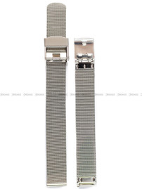 Siateczkowa (mesh) bransoleta do zegarka Obaku V211LXCIMC, 12 mm, Srebrna