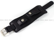 Skórzany pasek do zegarka Horido 0112.01.16S, 16 mm, Czarny