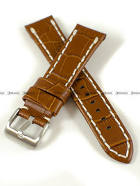 Skórzany pasek do zegarka Pacific W49.20.3.7, 20 mm, Brązowy