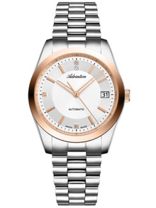 Zegarek Damski Automatyczny z Diamentami Adriatica A3802.R113AD - W zestawie rotomat