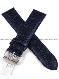 Skórzany pasek do zegarka Horido 0189.05.22S, 22 mm, Niebieski