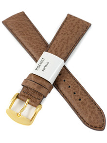 Pasek skórzany do zegarka - Rochet Buffalo 5020703 - 20 mm - Brązowy
