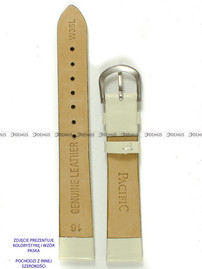 Skórzany pasek do zegarka Pacific W36L.18.71, 18 mm, Beżowy
