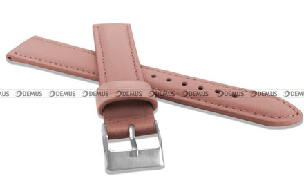 Skórzany pasek do zegarka Minet MSBUM18, 18 mm, Brązowy