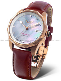 Zegarek Damski Vostok Europe Vilnele VS42-125B754BM - z diamentami - Zestaw