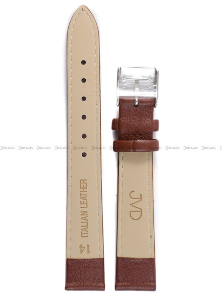 Pasek skórzany do zegarka - JVD R41403/14 - 14 mm