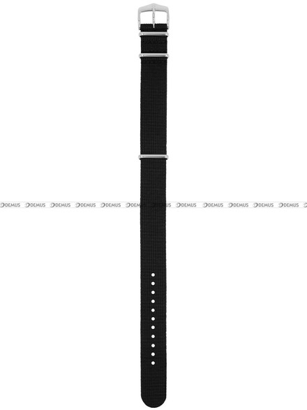 Pasek Nato nylonowy do zegarka - Hirsch Rush Recycle 40536050-2-20 - 20 mm - XL