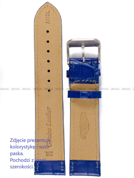 Pasek skórzany do zegarka - Chermond A110L.24.5-XL - 24 mm