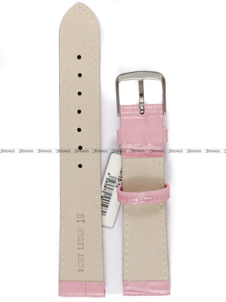 Pasek skórzany do zegarka - Fluco Chiara 205M-13-18 - 18 mm