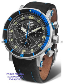 Pasek skórzany do zegarka Vostok Europe Lunokhod 6S30-6205213 - 25 mm
